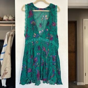 Free People Floral Mini Dress